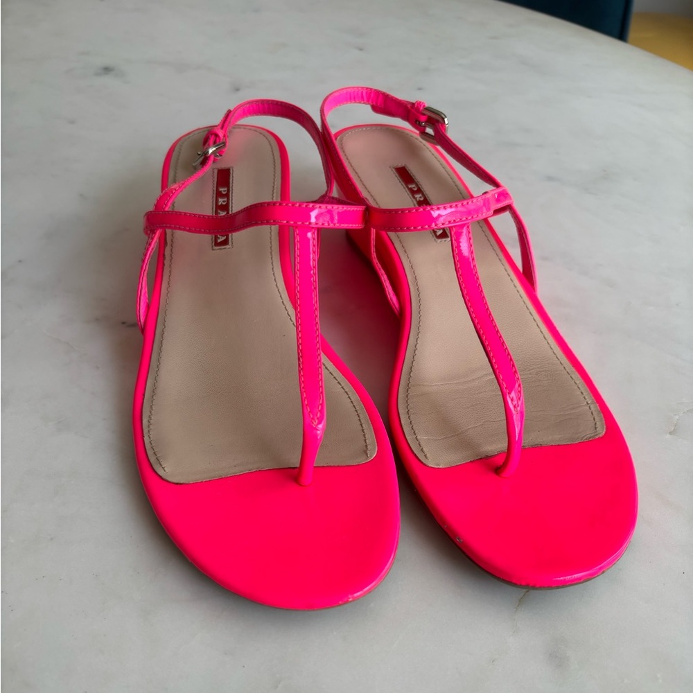 Prada wedge sandals